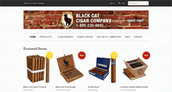 Desktop Screenshot of blackcatcigars.com